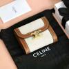 CE10782Z-99　セリーヌ CELINE 2021年最新入荷 CELINEプリント スモール トリオンフウォレット 三つ折り短財布 テキスタイル カーフスキン
