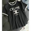 TDCE24002-XG　セリーヌ CELINE 2024年春夏最新入荷 Tシャツ 半袖 ショートスリーブ スウェットシャツ 短袖 クルーネック トップス レジャーシャツ