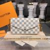 N63106-057　LOUISVUITTON ルイヴィトン 2018年最新入荷 ポシェット フェリーチェ チェーンウォレット クラッチバッグ ダミエアズール