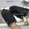 GGM18036-CT　GUCCI グッチ 2018/2019年最新作 手袋 レディース グローブ 冬 防寒 カーフレザー 黒