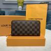 N41661-057　ルイヴィトン LOUISVUITTON 2020年最新入荷 ジッピー ウォレット ラウンドファスナー長財布 ロングウォレット ダミエエベヌ