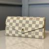 N63208-057　ルイヴィトン LOUISVUITTON 2020年最新入荷 ポルトフォイユ サラ 二つ折り長財布 ロングウォレット カードケース 小銭入れ ダミエアズールキャンパス