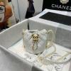 CH2529BS-CC　シャネル CHANEL 2021年最新入荷 ミニ ハンドバッグ 斜め掛け ショルダーバッグ ドローストリングパンツ クロスボディバッグ レディースかばん カーフスキン コスチューム パール