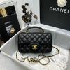 CH2431YJK-025　シャネル CHANEL 2021年最新入荷 トップハンドル ミニ フラップバッグ トートバッグ ハンドバッグ 2way 斜め掛け ショルダーバッグ クロスボディバッグ レディースかばん ラムスキン