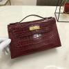 HKL22EWJJH-3589　エルメス HERMES 2021年最新入荷 ケリー 22 トップハンドルバッグ トートバッグ ハンドバッグ 2way 手持ちかばん クラッチバッグ レディースかばん クロコ柄