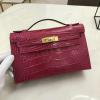 HKL22EWJZH-3589　エルメス HERMES 2021年最新入荷 ケリー 22 トップハンドルバッグ トートバッグ ハンドバッグ 2way 手持ちかばん クラッチバッグ レディースかばん クロコ柄