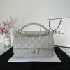 CH2438HS-JS　シャネル CHANEL 2021年最新入荷 トップハンドルバッグ トートバッグ 2way 斜め掛け ショルダーバッグ クロスボディバッグ レディースかばん ラムスキン