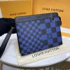 N60448-057　ルイヴィトン LOUISVUITTON 2021年最新入荷 スタンディングバッグ 手持ちかばん クラッチバッグ セカンドバッグ メンズかばん ダミエ アンフィニ 3D レザー