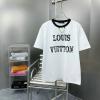 TDLV23107-MS　ルイヴィトン LOUISVUITTON 2023年最新入荷 Tシャツ 半袖 ショートスリーブ スウェットシャツ 短袖 クルーネック トップス レジャーシャツ