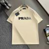 TDPD24007-MS　プラダ PRADA 2024年最新入荷 Tシャツ 半袖 ショートスリーブ スウェットシャツ 短袖 クルーネック トップス レジャーシャツ