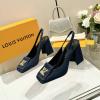 LVJ24014GS-26　ルイヴィトン LOUISVUITTON 2024年最新入荷 シェイクライン パンプス ハイヒールサンダル ブロックヒール レディースシューズ 靴