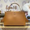 M24879-057　ルイヴィトン LOUISVUITTON 2024年最新入荷 カプシーヌ スープル GM トートバッグ ハンドバッグ 2way ショルダーバッグ レディースかばん