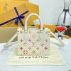 M47115-057　ルイヴィトン LOUISVUITTON 2024年最新入荷 オンザゴー BB トートバッグ ママバッグ ショッピングバッグ ウィメンズかばん 