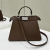 FD8BN327LYKF-168　フェンディ FENDI 2024年最新入荷 ピーカブー ISeeU スモール トートバッグ トップハンドルバッグ ハンドバッグ 2way ショルダーバッグ