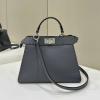 FD8BN327LYSH-168　フェンディ FENDI 2024年最新入荷 ピーカブー ISeeU スモール トートバッグ トップハンドルバッグ ハンドバッグ 2way ショルダーバッグ