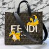 FD8BH372YKF-168　フェンディ FENDI 2024年最新入荷 サンシャイン ラージ トートバッグ ハンドバッグ トップハンドルバッグ 2way ショルダーバッグ レディースかばん