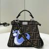 FD8BN335YKF-168　フェンディ FENDI 2024年最新入荷 ピーカブー ISeeU プチ トートバッグ トップハンドルバッグ ハンドバッグ 2way ショルダーバッグ