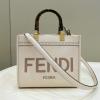 FD8BH394PBS-168　フェンディ FENDI 2024年最新入荷 サンシャイン スモール トートバッグ ハンドバッグ トップハンドルバッグ 2way ショルダーバッグ レディースかばん