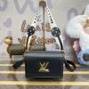 M24765-057　ルイヴィトン LOUISVUITTON 2024年最新入荷 ツイスト MM 斜め掛け ショルダーバッグ クロスボディバッグ ウィメンズバッグ エピレザー 