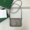 GY8015PGH-BX　ゴヤール GOYARD 2024年新色入荷 プリュメ ポーチウォレット 斜め掛け ショルダーバッグ クラッチバッグ クロスボディバッグ 2way 手持ちかばん