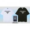 TDPD24015-MS　プラダ PRADA 2024年秋冬最新入荷 Tシャツ 半袖 ショートスリーブ スウェットシャツ 短袖 クルーネック トップス レジャーシャツ