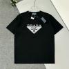 TDPD24018-MS　プラダ PRADA 2024年秋冬最新入荷 Tシャツ 半袖 ショートスリーブ スウェットシャツ 短袖 クルーネック トップス レジャーシャツ