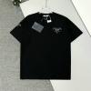 TDPD24017-MS　プラダ PRADA 2024年秋冬最新入荷 Tシャツ 半袖 ショートスリーブ スウェットシャツ 短袖 クルーネック トップス レジャーシャツ