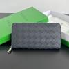 BOV593217PHG-aj　ボッテガヴェネタ BOTTEGAVENETA 2024年最新入荷 イントレチャートレザー ラウンドファスナー 長財布 ジップウォレット