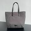 BOV776201BHS-aj　ボッテガヴェネタ BOTTEGAVENETA 2024年最新入荷 クロスロード バックル トートバッグ ハンドバッグ ブラック ナイロン