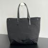 BOV776201BBK-aj　ボッテガヴェネタ BOTTEGAVENETA 2024年最新入荷 クロスロード バックル トートバッグ ハンドバッグ ブラック ナイロン