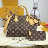 M24428-057　ルイヴィトン LOUISVUITTON 2024最新入荷 スピーディ P9 バンドリエール 40 ハンド ショルダー ボストンバッグ ヌバックレザー