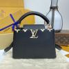 M23263-057　ルイヴィトン LOUISVUITTON 2024年最新入荷 カプシーヌ BB トップハンドルバッグ 2way ショルダーバッグ レザー レディース