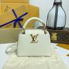 M23944-057　ルイヴィトン LOUISVUITTON 2024年最新入荷 カプシーヌ MINI トップハンドルバッグ 2way ショルダーバッグ レザー レディース