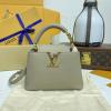 M24698M-057　ルイヴィトン LOUISVUITTON 2024年最新入荷 カプシーヌ MINI トップハンドルバッグ 2way ショルダーバッグ レザー レディース