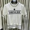 MYCD24017-99　クリスチャンディオール CHRISTIAN DIOR 2024年秋冬最新入荷 半袖ニット レディース セーター ウール カシミヤ スター 刺繍