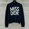 MYCD24026-JS　クリスチャンディオール CHRISTIAN DIOR 2024年秋冬最新入荷 MISS DIOR クルーネックニット ロングスリーブセーター ジャカード トップス ウール