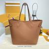 M12061-057　ルイヴィトン LOUISVUITTON 2024年最新入荷 リバーシブル ネヴァーフル インサイドアウト MM トートバッグ ショルダーバッグ モノグラム レザー 