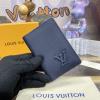 M81730-057　ルイヴィトン LOUISVUITTON 2024年最新入荷 オーガナイザー ドゥ ポッシュ 二つ折り カードケース パスケース アエログラム レザー マリーヌ