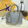 M12561-057　ルイヴィトン LOUISVUITTON 2024秋冬ショーアイテム アルマ BB ハンドバッグ ショルダーバッグ カーフレザー トリアノン グレー