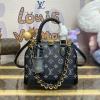 M12289-057　ルイヴィトン LOUISVUITTON 2024秋冬ショーアイテム アルマ BB ハンドバッグ ショルダーバッグ カーフレザー トリアノン グレー