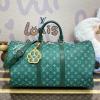 M12687-057　ルイヴィトン LOUISVUITTON 2024年最新入荷 キーポル バンドリエール 50 トートバッグ ボストンバッグ 旅行 出張 トラベルバッグ モノグラム エクリプス キャンバス