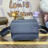 M11600-057　ルイヴィトン LOUISVUITTON 2024年最新入荷 ファストライン メッセンジャー バッグ ショルダーバッグ LV アエログラム レザー インク ブルー