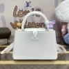 M25256-057　ルイヴィトン LOUISVUITTON 2024年最新入荷 カプシーヌ BB ハンドバッグ ショルダーバッグ マットトリヨンレザー オプティカル ホワイト