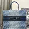 CD1286DILS-99　クリスチャンディオール CHRISTIAN DIOR 2024年最新入荷 Book Tote ブック トートバッグ ハンドバッグ レディース デニム オブリーク ジャカード