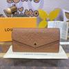 M12757-057　ルイヴィトン LOUISVUITTON 2024年最新入荷 ポルトフォイユ サラ 二つ折り長財布 ロングウォレット  モノグラム アンプラント レザー