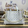 M12127-057　ルイヴィトン LOUISVUITTON 2024年最新入荷 フライト モード ベラ トートバッグ ハンドバッグ レディース マヒナレザー ブリューム