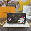 M12217-057　ルイヴィトン LOUISVUITTON 2024年最新入荷 カードキーケース ポシェット クレ 小銭入れ コインケース モノグラム キャンバス