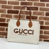 GG772176BBZ-057　グッチ GUCCI 2024年最新作 GUCCI プリント トートバッグ ハンドバッグ レディース キャンパス