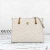 GG779724PBS-057　グッチ GUCCI 2024年最新作 GGマーモント ミディアム トートバッグ 2way ショルダーバッグ レディース レザー