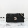 GG788371PBK-057　グッチ GUCCI 2024年最新入荷 GGマーモント ラージ ショルダーバッグ  チェーンポーチ レディース レザー